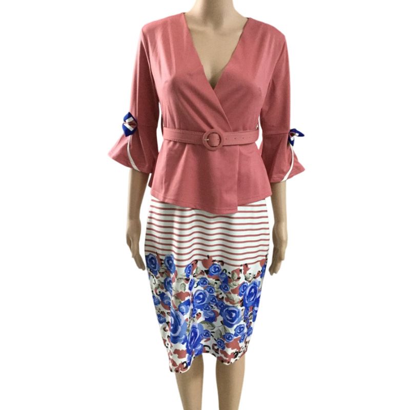 New Arrival African Women Dresses Plus Size African dresses for Curvy Women Seven Sleeve Print Dresses