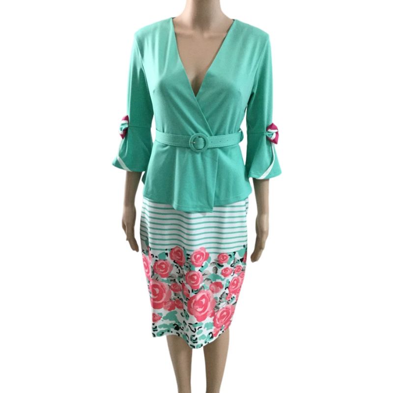 New Arrival African Women Dresses Plus Size African dresses for Curvy Women Seven Sleeve Print Dresses