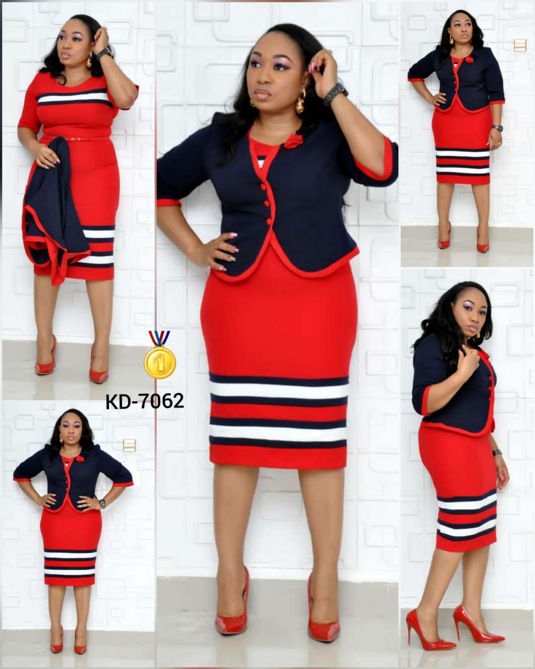 New Fashion Turkey Women Office Dress Elegant Blazer Dress Set African Plus Size Womens Dress