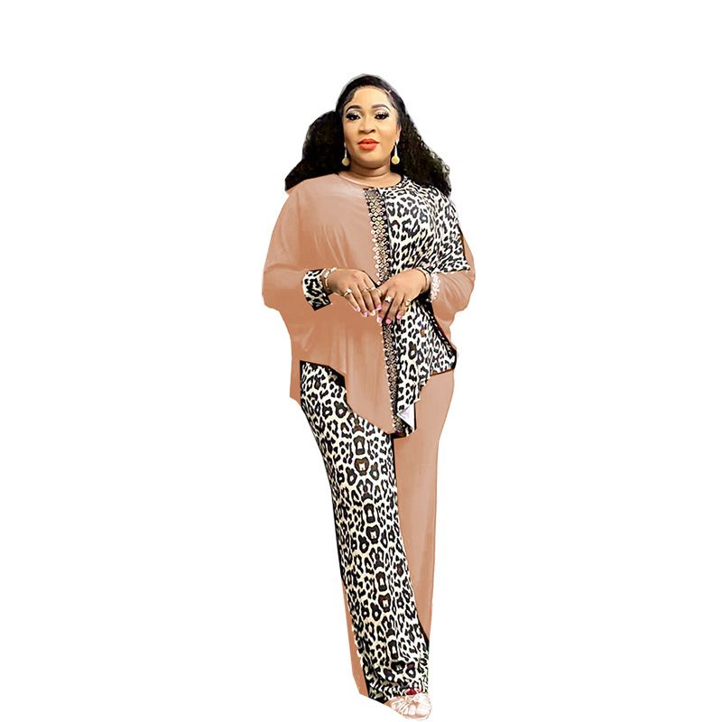 Latest Fashion Blouse Set With Pants Floral Two Pieces Top And Trousers Suit Lady Casual Blouses Outfits Sets For Women