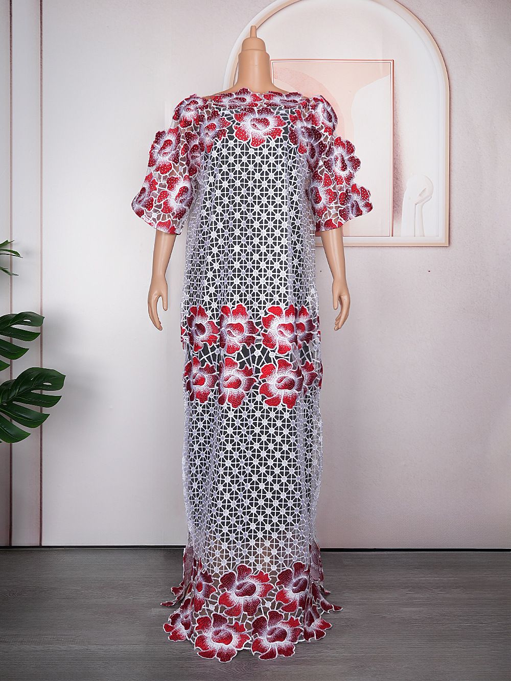 African Women Luxury Lace Dress Set New Design 2 pieces Sets Lady Woman Clothes Robe Femme