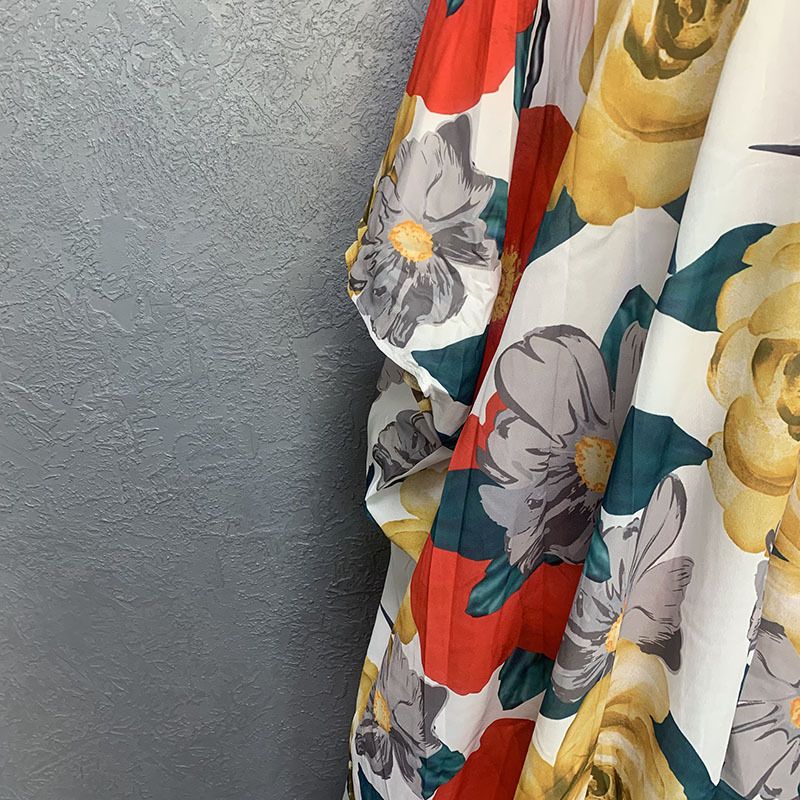 African Abaya European American Sexy Print Suit Women Long Kimono 4 Piece Set Bra Top Pants Coat Headtie Lady Clothing