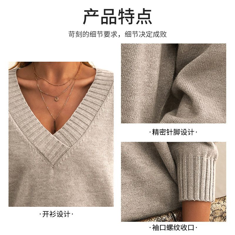 Custom Logo Crochet Tops Knitted Women Sweater Pullover Jumpers Handmade Machine Spring Women's Clothing