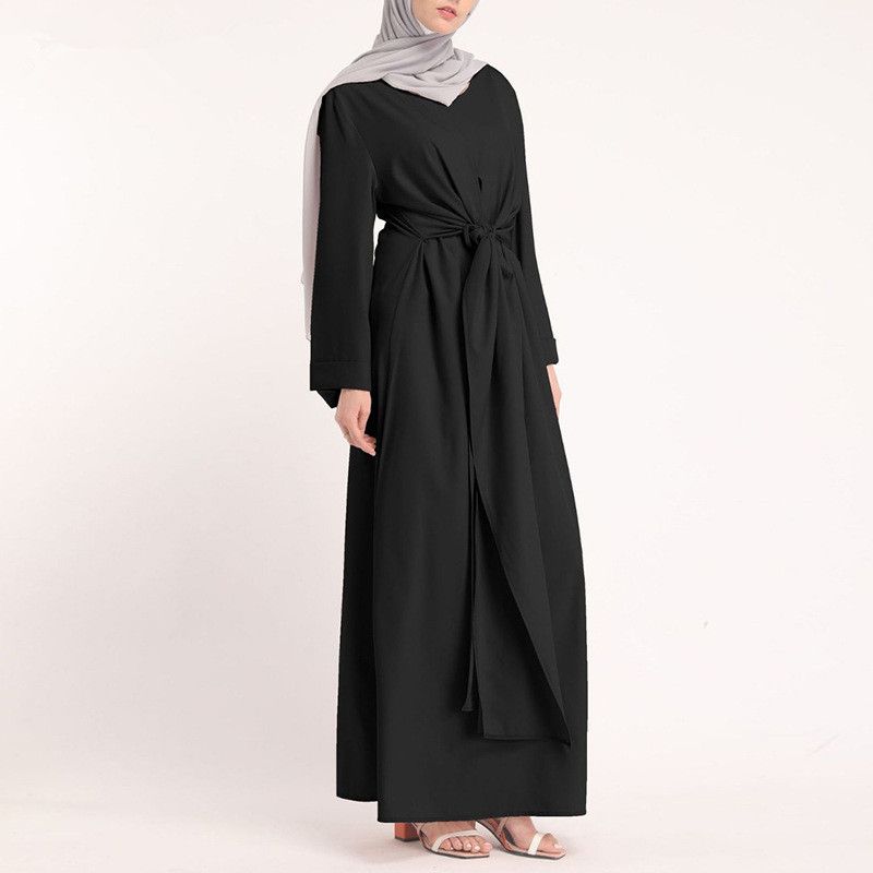 dharka gabdhaha simple abayas baju kurung dubai women front open kaftan abaya long muslim dress for eid mubarak turkey maroc