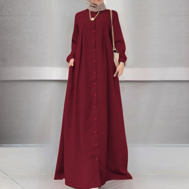 Malaysia Latest Abaya Women Traditional Muslim Clothing High Waist slim Abaya Dubai Women Muslim Dress