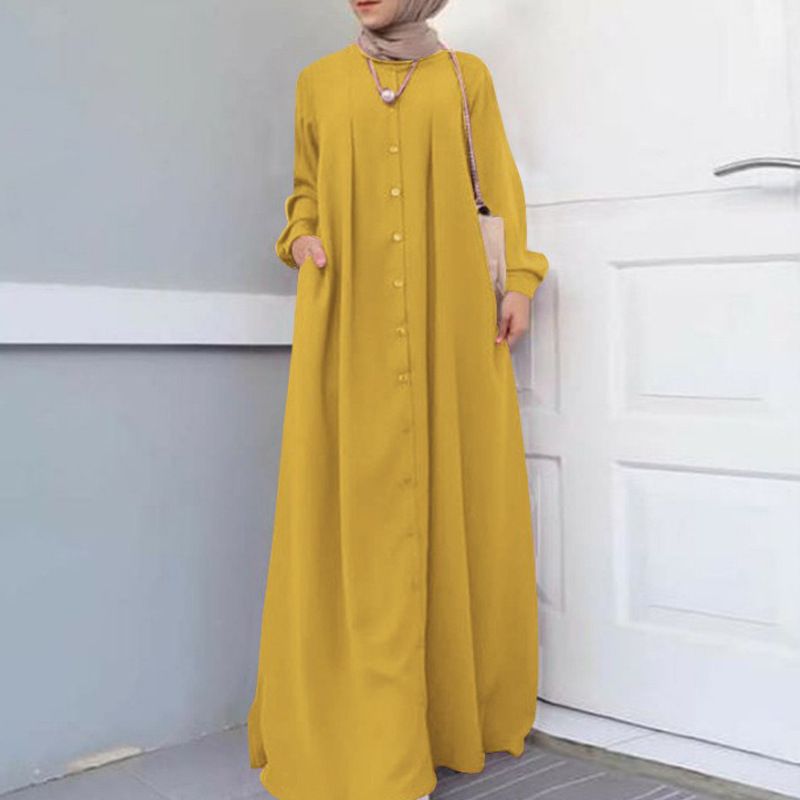 Malaysia Latest Abaya Women Traditional Muslim Clothing High Waist slim Abaya Dubai Women Muslim Dress