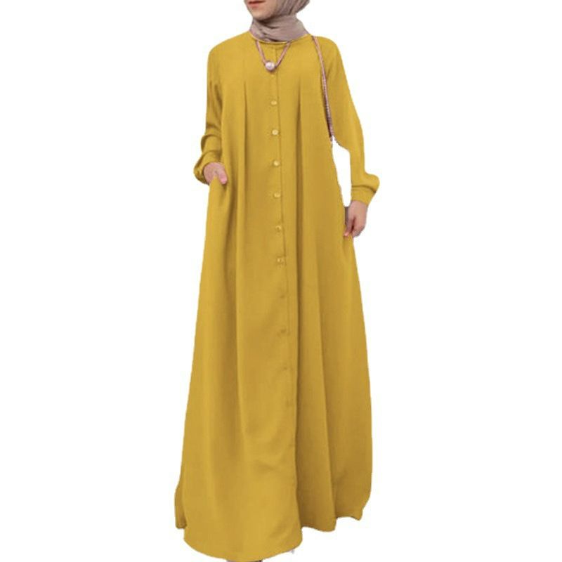 Malaysia Latest Abaya Women Traditional Muslim Clothing High Waist slim Abaya Dubai Women Muslim Dress
