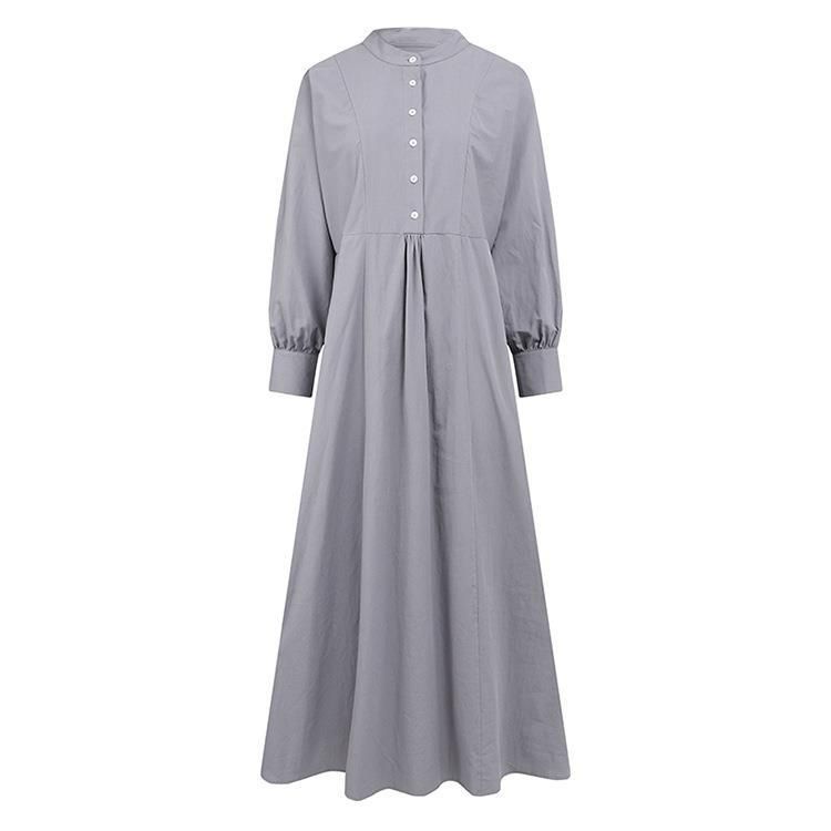 Plus-size Modest Church Islam Kaftan Chiffon Satin Hijab Jilbab Khimar Afghani Dubai Women Maxi Long Abaya Muslim Dress