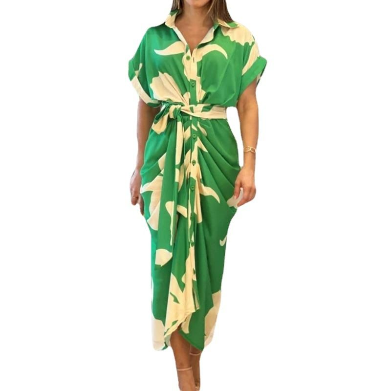 D&M Designer Summer Solid color Satins Bohemian Beach Dress Maxi Dress Women Sexy Elegant Beautiful ladies casual dresses