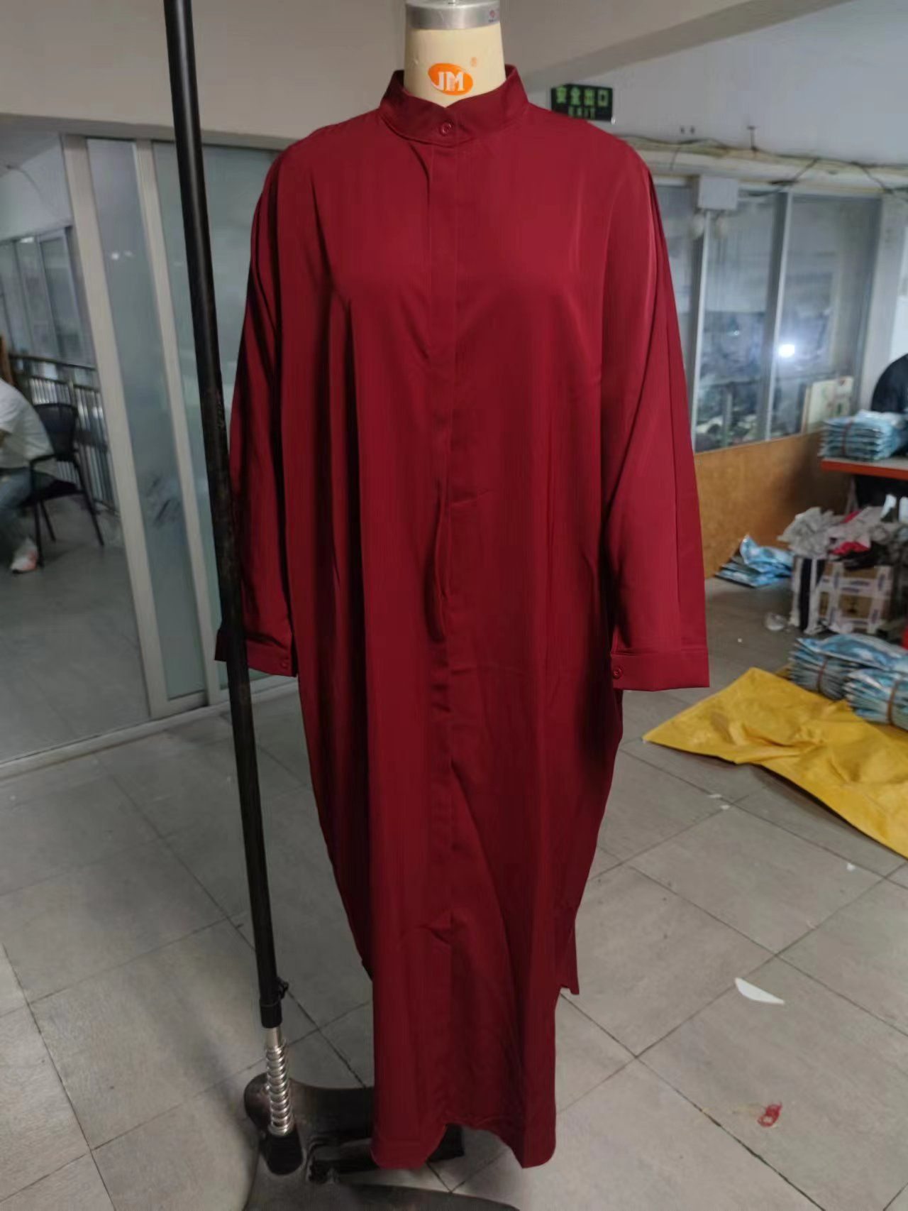 Muslim Abaya Clothing Muslim Fashion Bat Sleeve Long Dress Robe Women Wear Adults Islam Support Two Piece Abaya Set