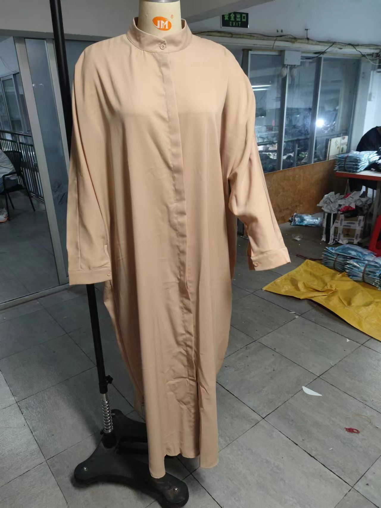 Muslim Abaya Clothing Muslim Fashion Bat Sleeve Long Dress Robe Women Wear Adults Islam Support Two Piece Abaya Set