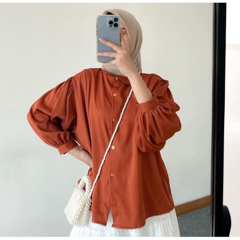 Fall cotton Linen loose Blouse three quarter sleeve casual woman tops fashionable shirts ladies blouses korean clothes