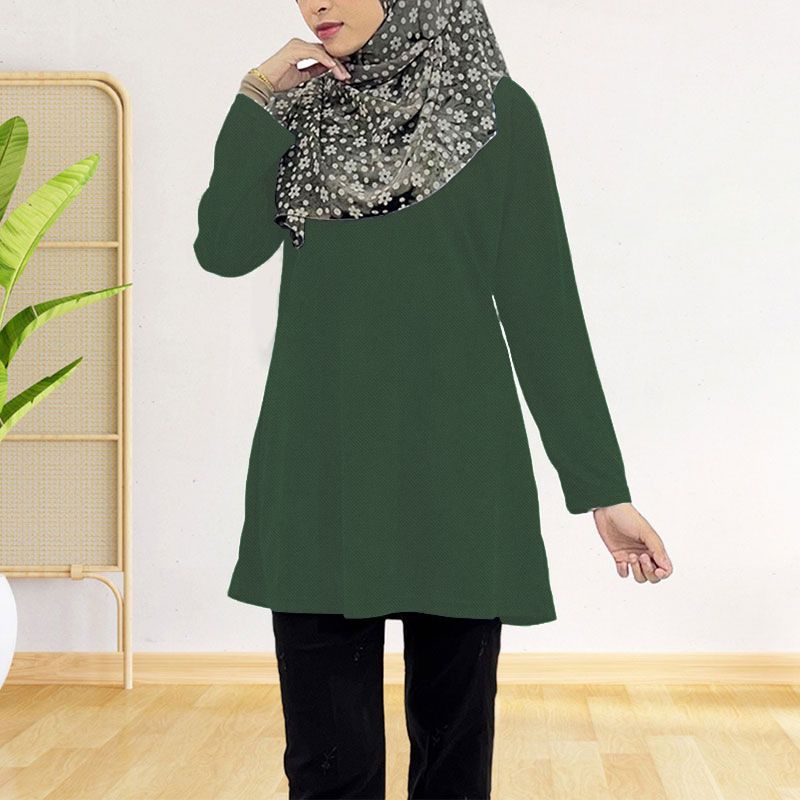 Fashion Middle East Ethnic Style Daily Casual Wear Decorative Muslim Dress Arabian Women Prayer Wear blouse for muslim women