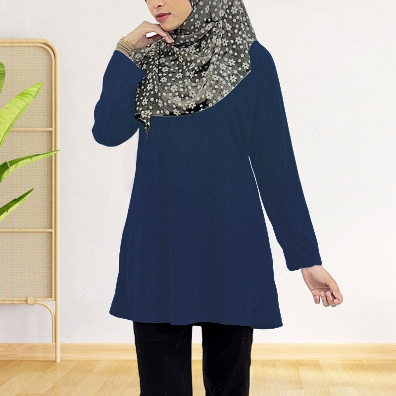 Fashion Middle East Ethnic Style Daily Casual Wear Decorative Muslim Dress Arabian Women Prayer Wear blouse for muslim women