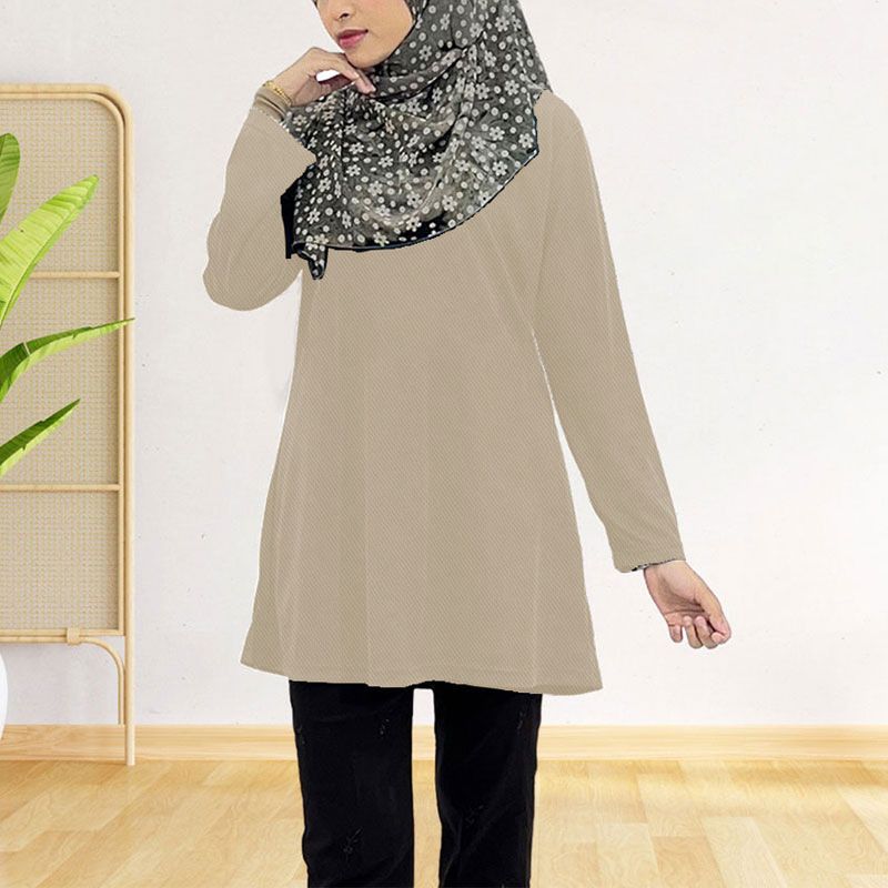 Fashion Middle East Ethnic Style Daily Casual Wear Decorative Muslim Dress Arabian Women Prayer Wear blouse for muslim women