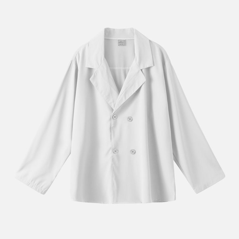 S-5XL Spring/Summer New Casual Texture Advanced Design Sense Small and Loose fitting Suit Top Coat