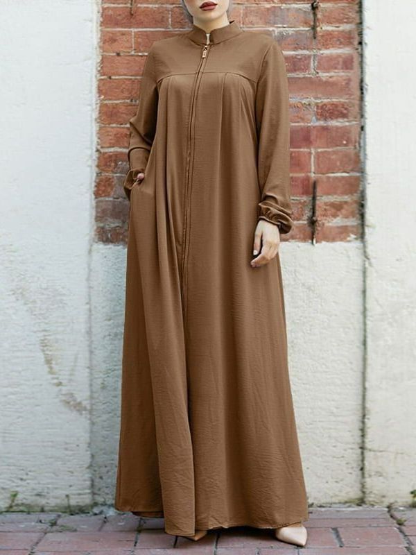 NEW Model Ramadan Prayer Muslim Cotton Abaya Solid Color Women Dubai Turkey Middle East Ladies Hijab Scarf Robe Dress Caftan