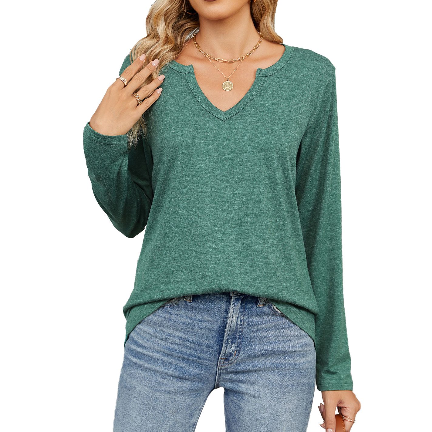 European and American Women's clothing Summer new V-neck Pleated lotus Leaf sleeve Fur ball top Chiffon shirt