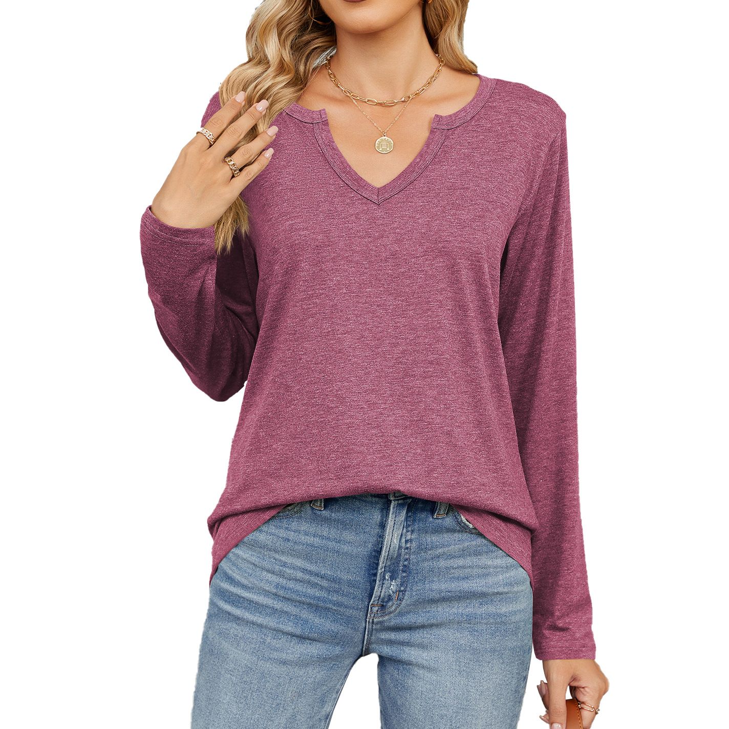 European and American Women's clothing Summer new V-neck Pleated lotus Leaf sleeve Fur ball top Chiffon shirt