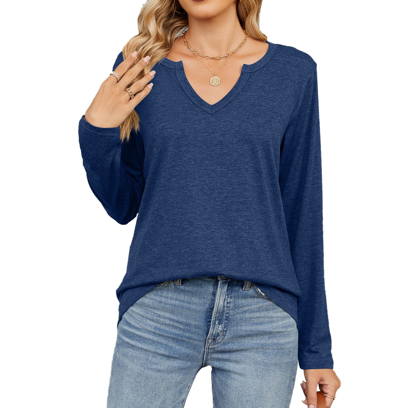 European and American Women's clothing Summer new V-neck Pleated lotus Leaf sleeve Fur ball top Chiffon shirt