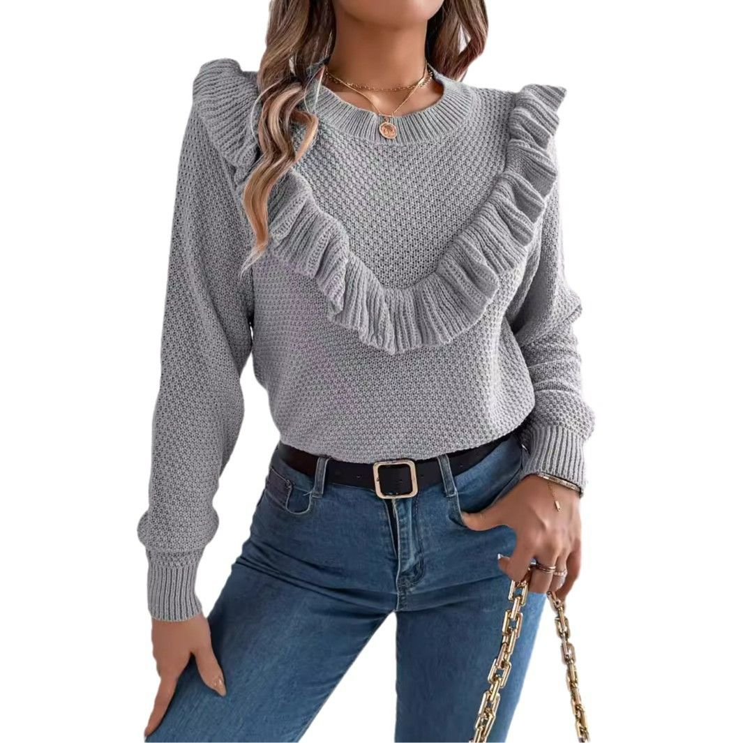 Casual Woven Hoodie with Crew Neck Embroidered Letter Pattern Solid Color Warm Long Sleeves for Winter Season