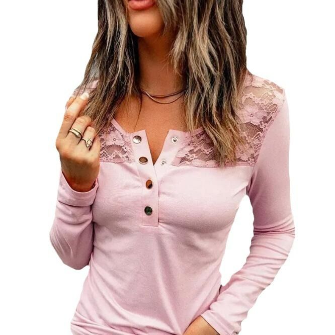 High Quality Custom Wholesale Ladies tshirts and Tops Latest Design White Long Sleeve Lady Top