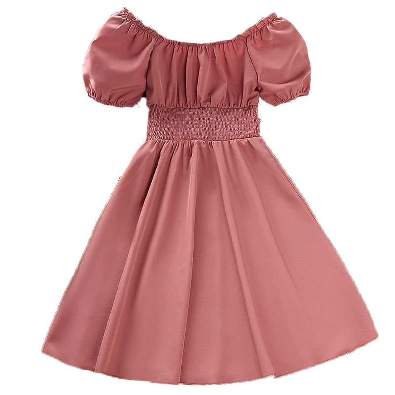 Clothing Dresses Boutique Girls' DressTeenage Children's Clothing Summer Short-Sleeved Large Princess Skirt Girls' Dresses Cute Party Dresses for Girls Elegant and Fashionable for Special Occasions