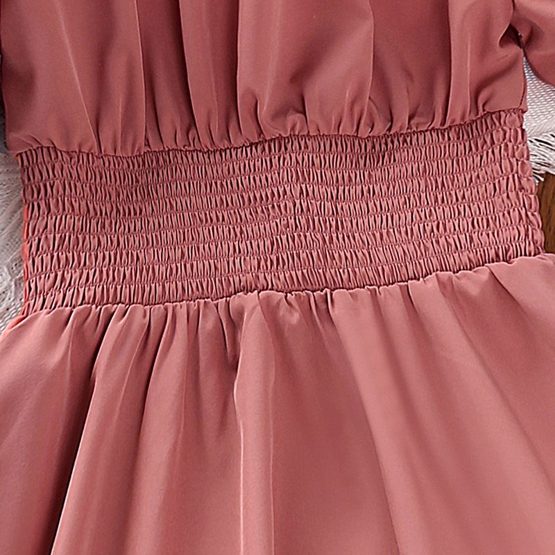 Clothing Dresses Boutique Girls' DressTeenage Children's Clothing Summer Short-Sleeved Large Princess Skirt Girls' Dresses Cute Party Dresses for Girls Elegant and Fashionable for Special Occasions