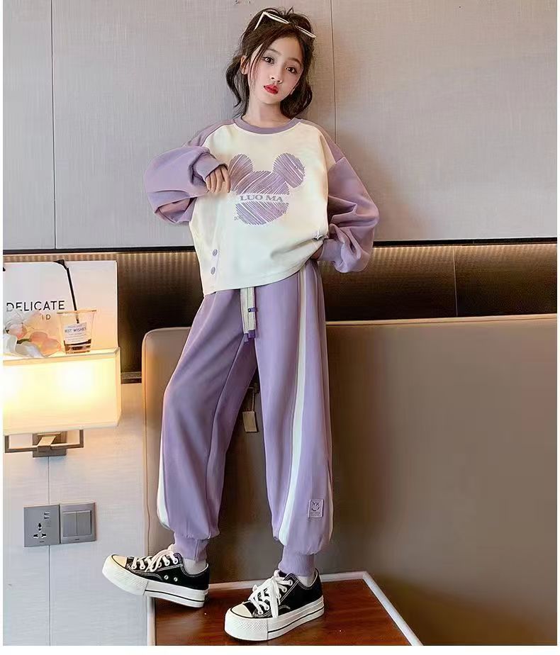 Children Girls Clothing Set Summer Bowknot Sleeveless Cotton Two Piece Suit Kids Clothes Girls Bow T-shirt + Printed Shorts Two Sets of Pantsuits Casual Outfit Baby Clothes Sets