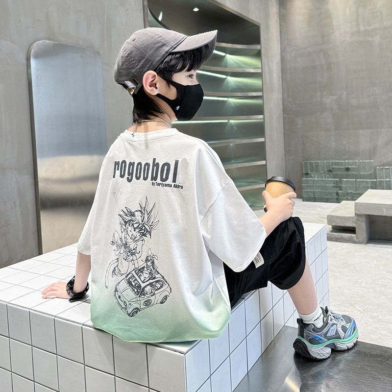 Sarah Kids Clothes Boys Summer T-Shirt and Shorts Set for 3-12 Years Children Clothing Set Casual Boys' Summer Outfit Set 2pcs Outwear Suits Casual Teenager Boys Clothes Sets Kid Clothes,Boy Clothes