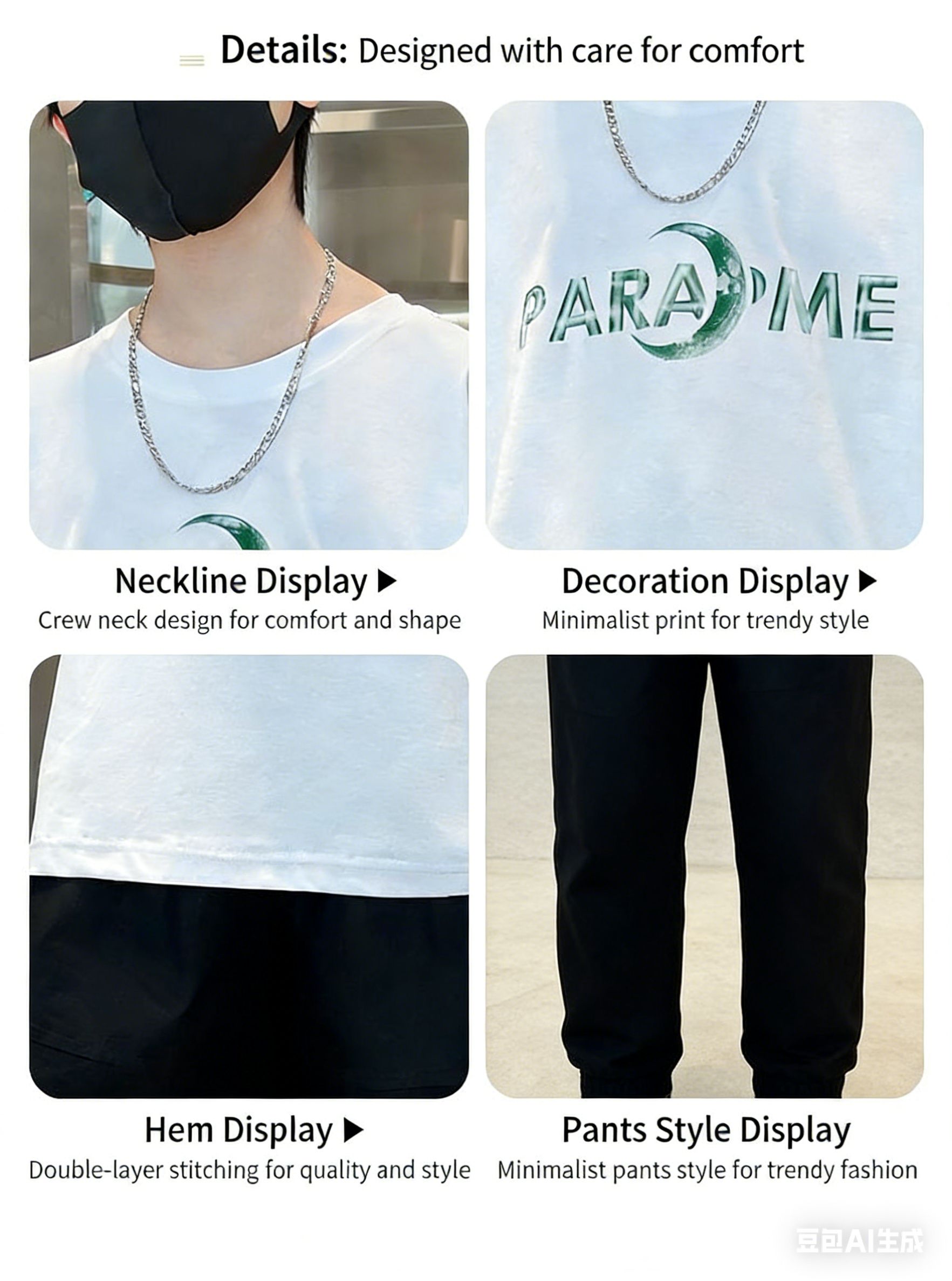 Sarah New Set of Short-sleeved Trousers for Medium and Large Children and Boys Handsome and Trendy Summer Casual Two-piece Set Casual Cotton T-Shirt Set for Boys Kid Clothes,Boy Clothes