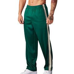 King Mcgreen Star Joggers American New Men Sweatpants Weaving Belt Splicing Casual Pants Sports Fitness Mid Waist Trousers Casual