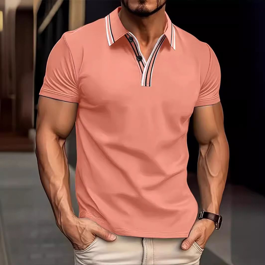 Custom Logo Polo Shirt Cotton Polyester Quick Dry Sport Golf Top Work Uniform Men Polo T-Shirts