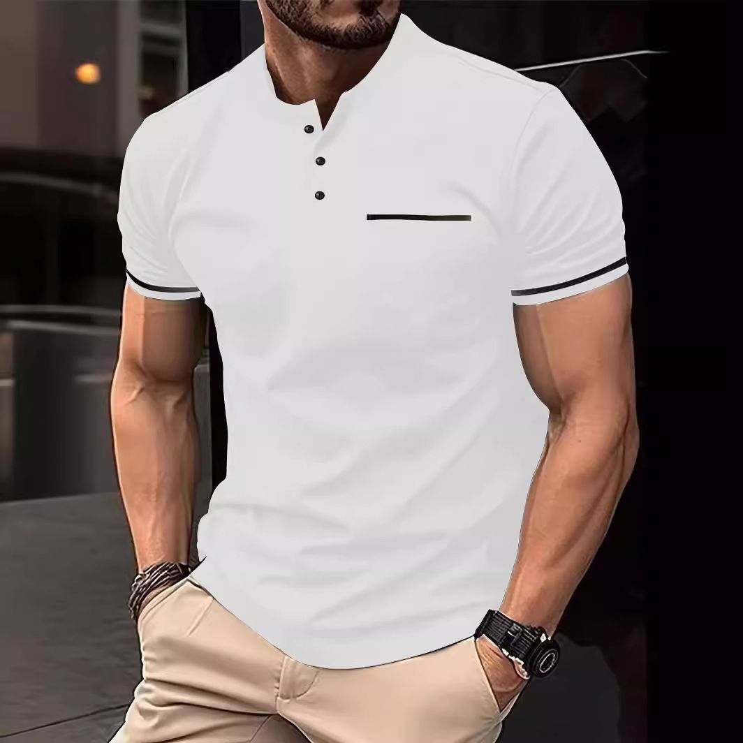 fashion design white polo shirt China polo shirts manufacturer new style casual polo T-Shirts