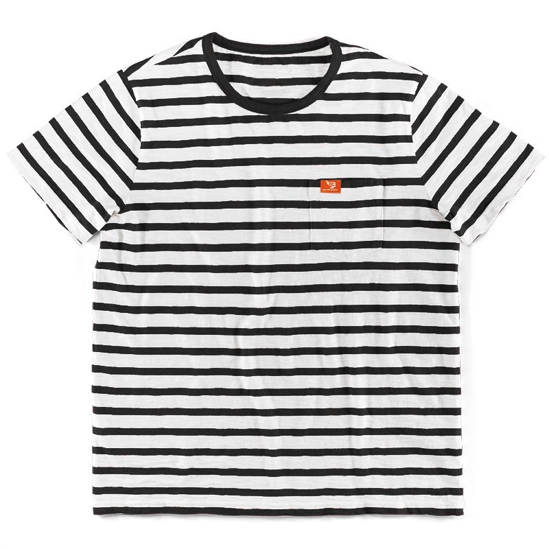 Summer New Hot Selling Men's Short Sleeved Fashion Casual Stripe Top Round Neck T-shirt