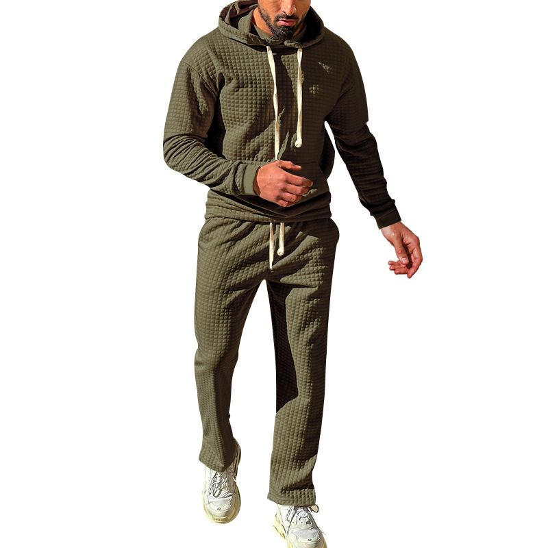 new design hoodies and sweat pants set for men sweat pants and hoodie set casual sweat pants set Two-Piece Outfits