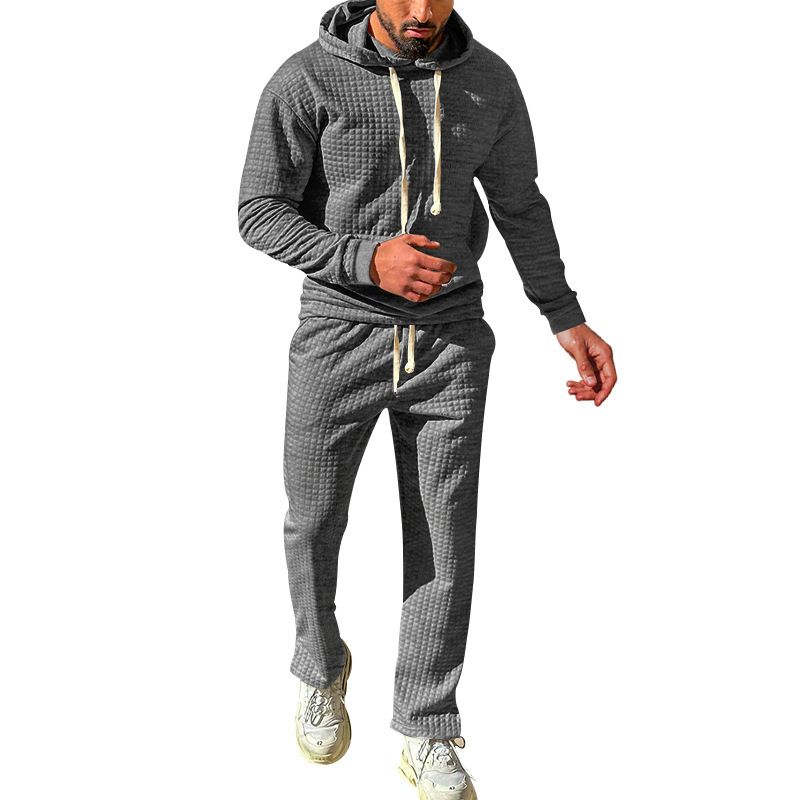 new design hoodies and sweat pants set for men sweat pants and hoodie set casual sweat pants set Two-Piece Outfits