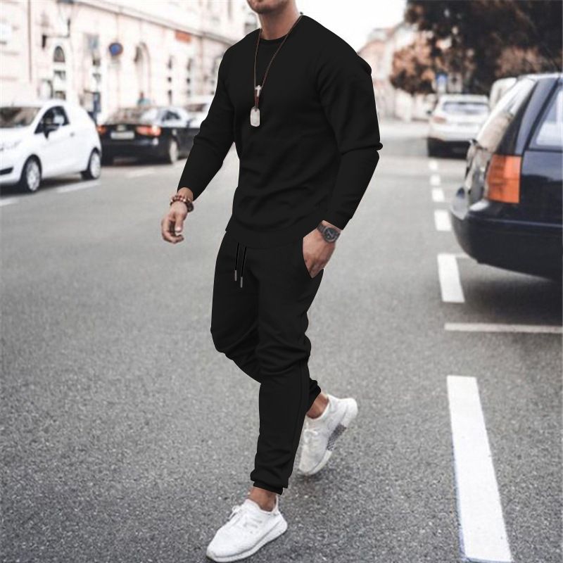 high quality track suits men sport tracksuit latest fashion 2 piece men s sweatsuit sets bulk sweat suits custom Two-Piece Outfits