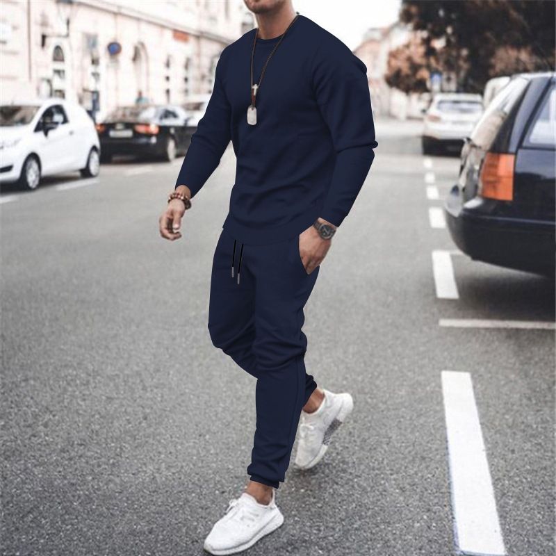high quality track suits men sport tracksuit latest fashion 2 piece men s sweatsuit sets bulk sweat suits custom Two-Piece Outfits