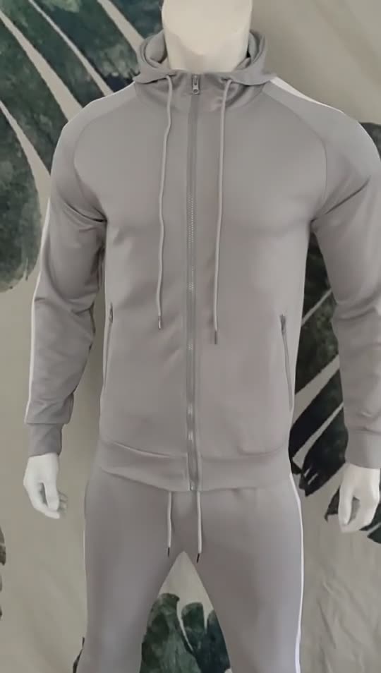 polyester Women's Men Solid Color Sport sublimation yellow hoodies zipper sweatshirt joggers sets training wear Two-Piece Outfits