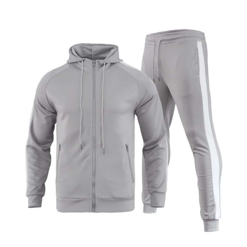 polyester Women's Men Solid Color Sport sublimation yellow hoodies zipper sweatshirt joggers sets training wear Two-Piece Outfits