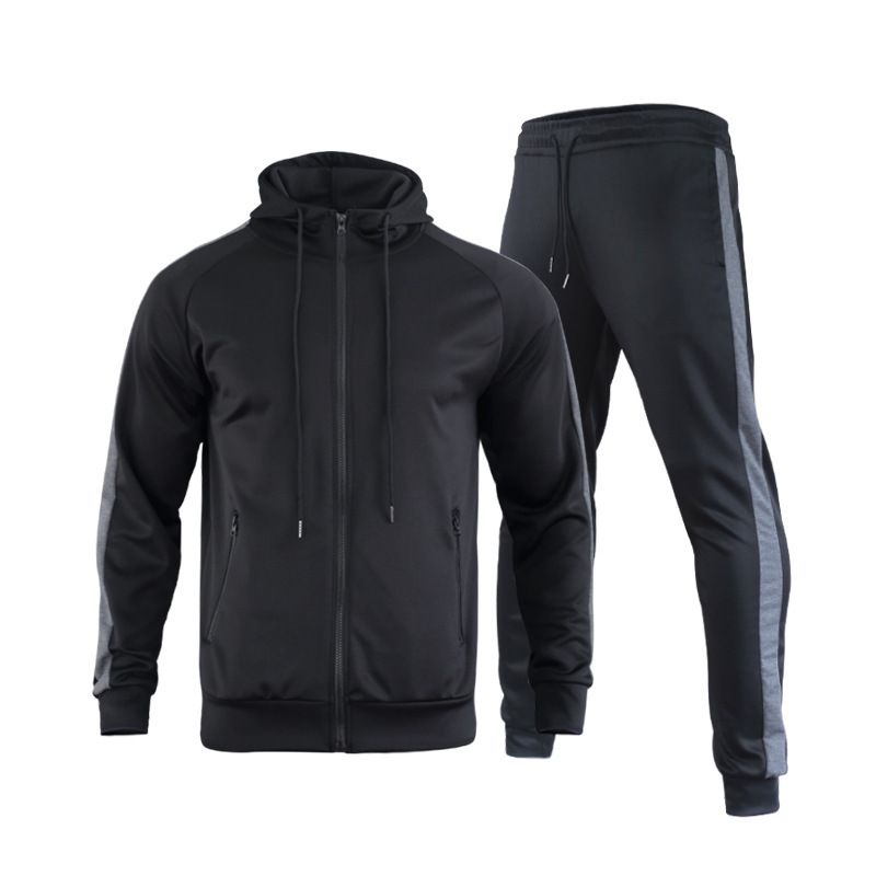 polyester Women's Men Solid Color Sport sublimation yellow hoodies zipper sweatshirt joggers sets training wear Two-Piece Outfits