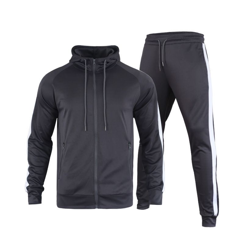 polyester Women's Men Solid Color Sport sublimation yellow hoodies zipper sweatshirt joggers sets training wear Two-Piece Outfits