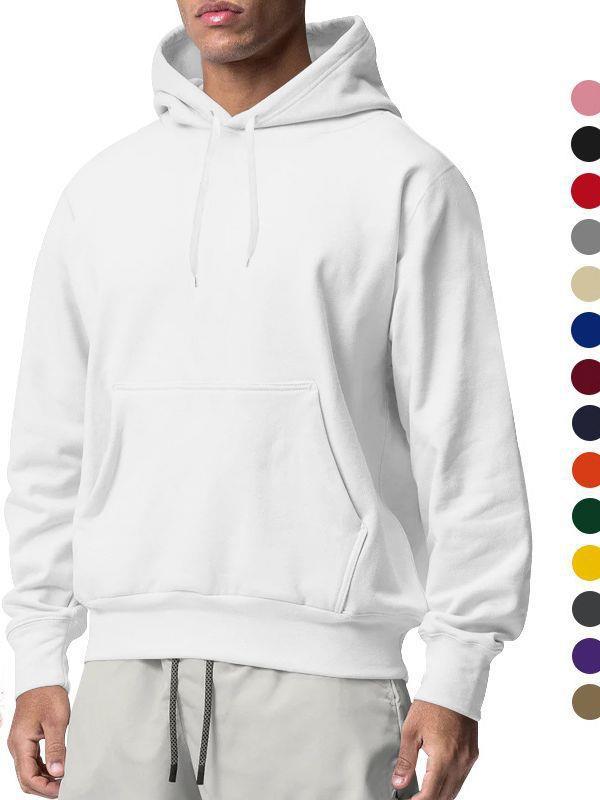custom print logo blank Men's oversized cotton fleece hoodie wholesale Hoodies & Sweatshirts with customized Hoodies