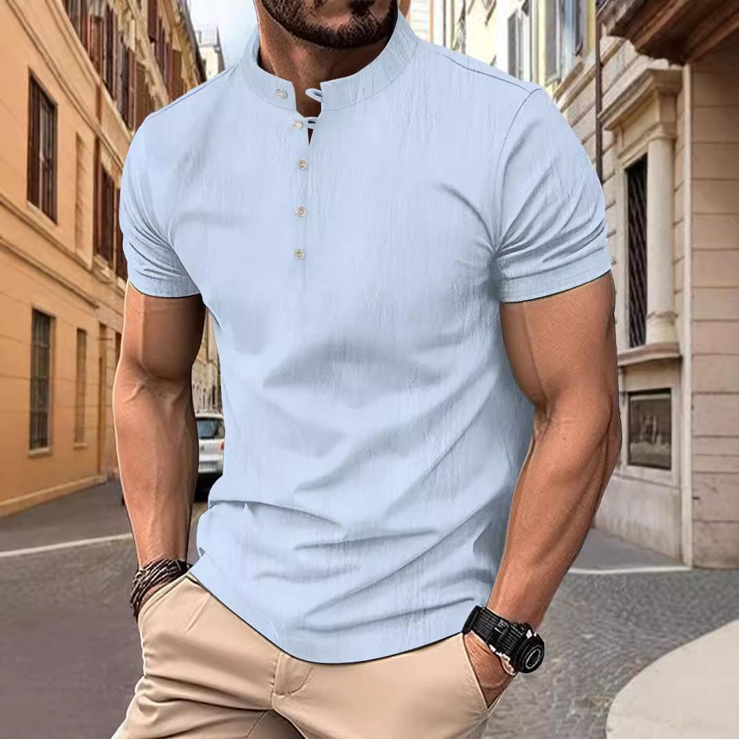 new simple fashion black white MPQ pcs plus size men's polo shirts summer short sleeve adult men's polo T-Shirts