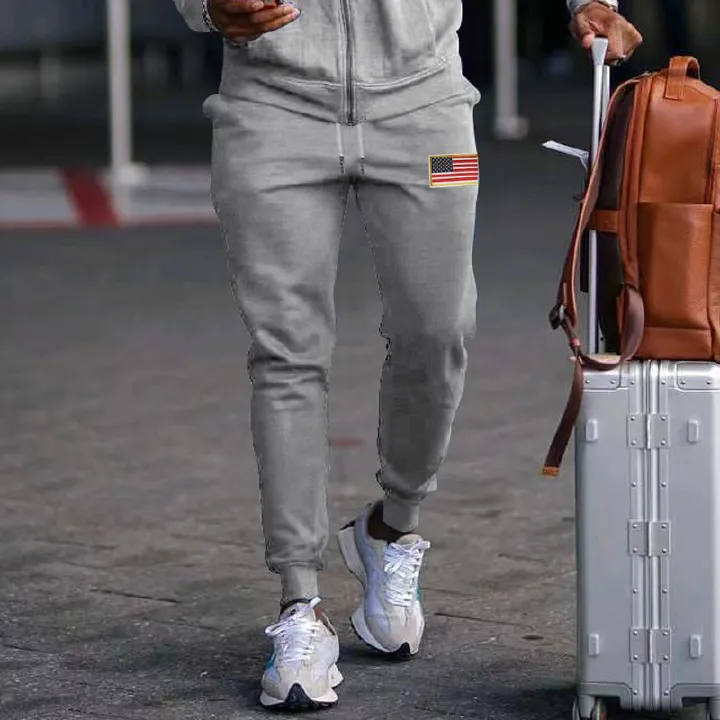 Custom Oversized Heavyweight Straight Wide Leg Baggy Sweatpants Trackpants Casual Flare Sweat Track Pants for Men Casual