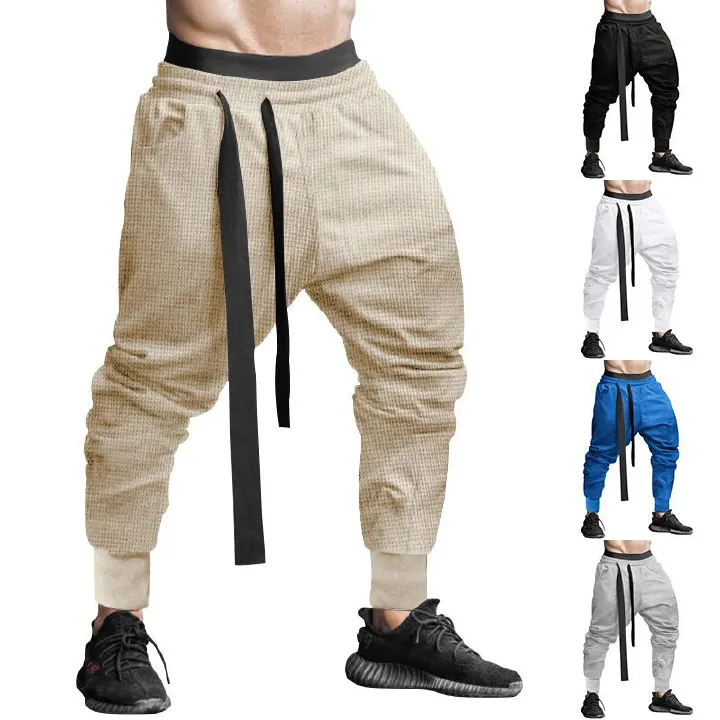 Jogging Pants US Size Custom Logo Polyester Fitness Workout Running Streetwear Men Sweatpants Jogger GYM Fitness Pants Casua