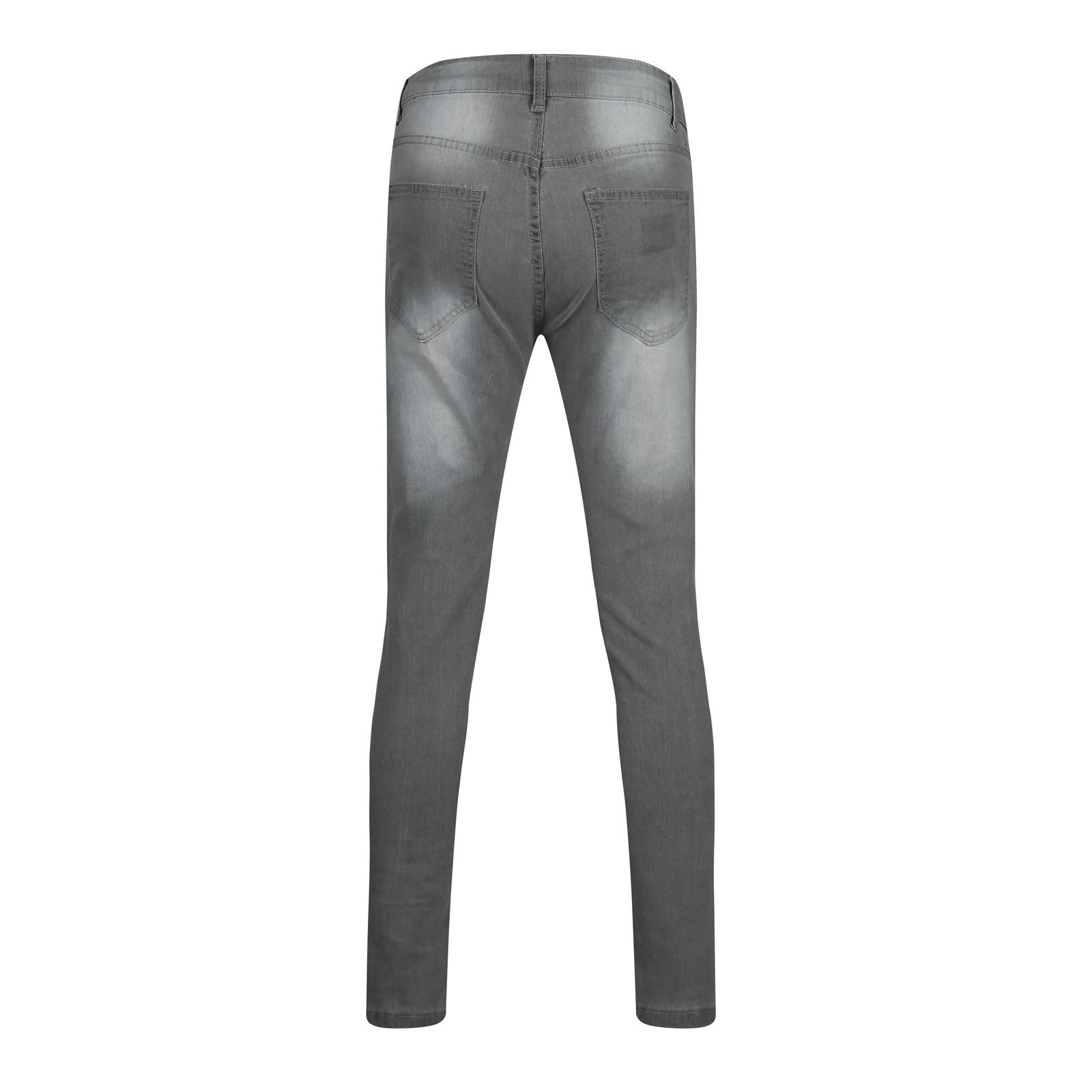 Custom Men's Slim Jean Pants Paint Street Style Hole Patched Ripped Slim Fashion Man Black Blue Denim Jeans Casual
