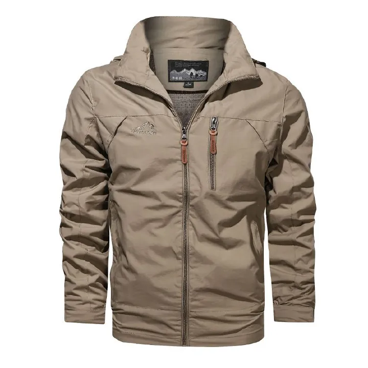Winter Men Jacket Coat Cotton Windbreaker Hoodie Winter Jacket Men With Zipper Coats