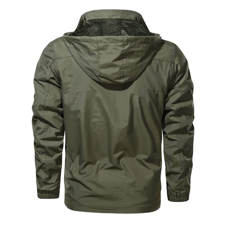 Winter Men Jacket Coat Cotton Windbreaker Hoodie Winter Jacket Men With Zipper Coats